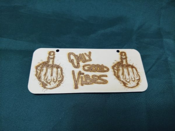 Gravierte Grow-Schilder